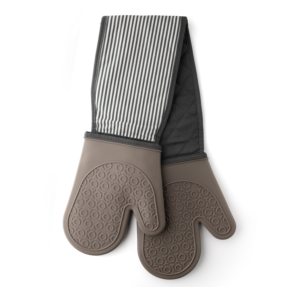 Taylor Eye Witness Grey Steamproof Silicone Double Oven Gloves